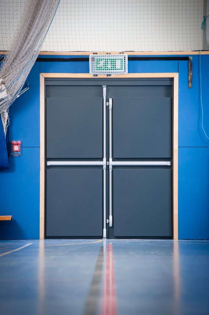 Steel security door installed by AIG Engineering