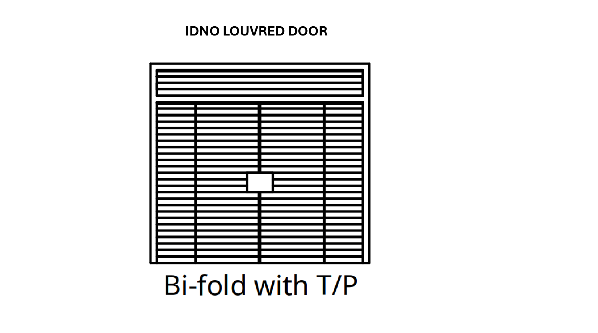 Bi-Fold with Transom Panel
