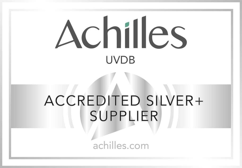 UVDB Verify Silver Plus accreditation stamp