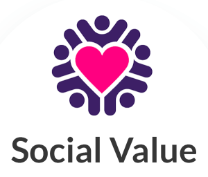Constructionline Social Value accredited logo